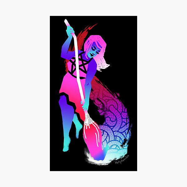 Paint Witch Photographic Print