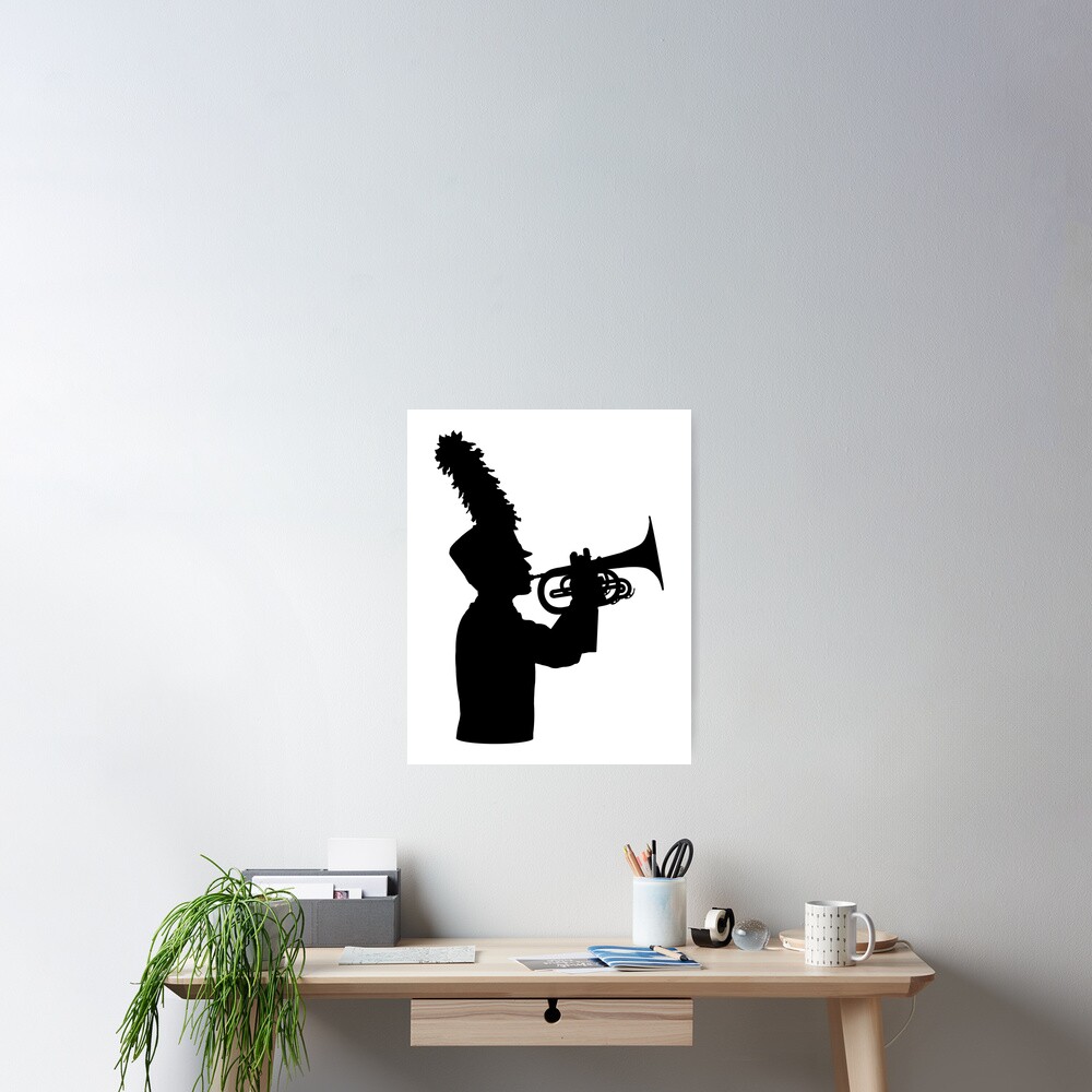 "Marching Band Mellophone" Poster by Vistascribe Redbubble