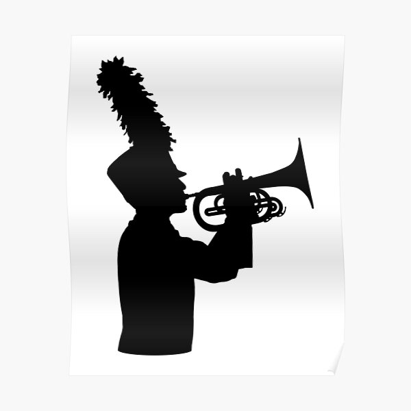 "Marching Band Mellophone" Poster by Vistascribe Redbubble