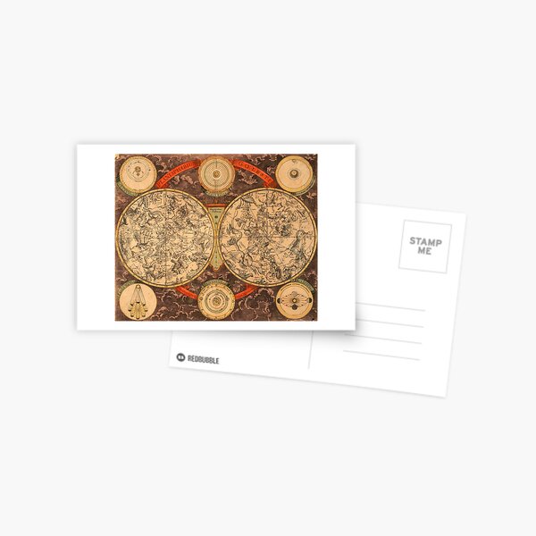 Item preview, Vintage Celestial Map 1700 designed and sold by mollyfare.