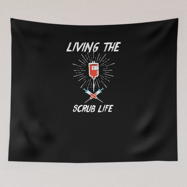 Item preview, Cute Living The Scrub Life Nursing Nurse CNA RN LPN T-Shirt designed and sold by LookTwice.