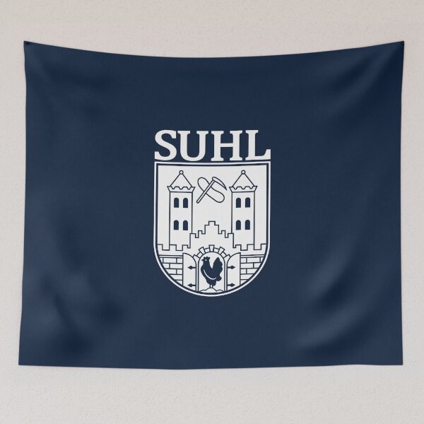 Item preview, Suhl Coat of Arms (white) designed and sold by VEB Ostladen.