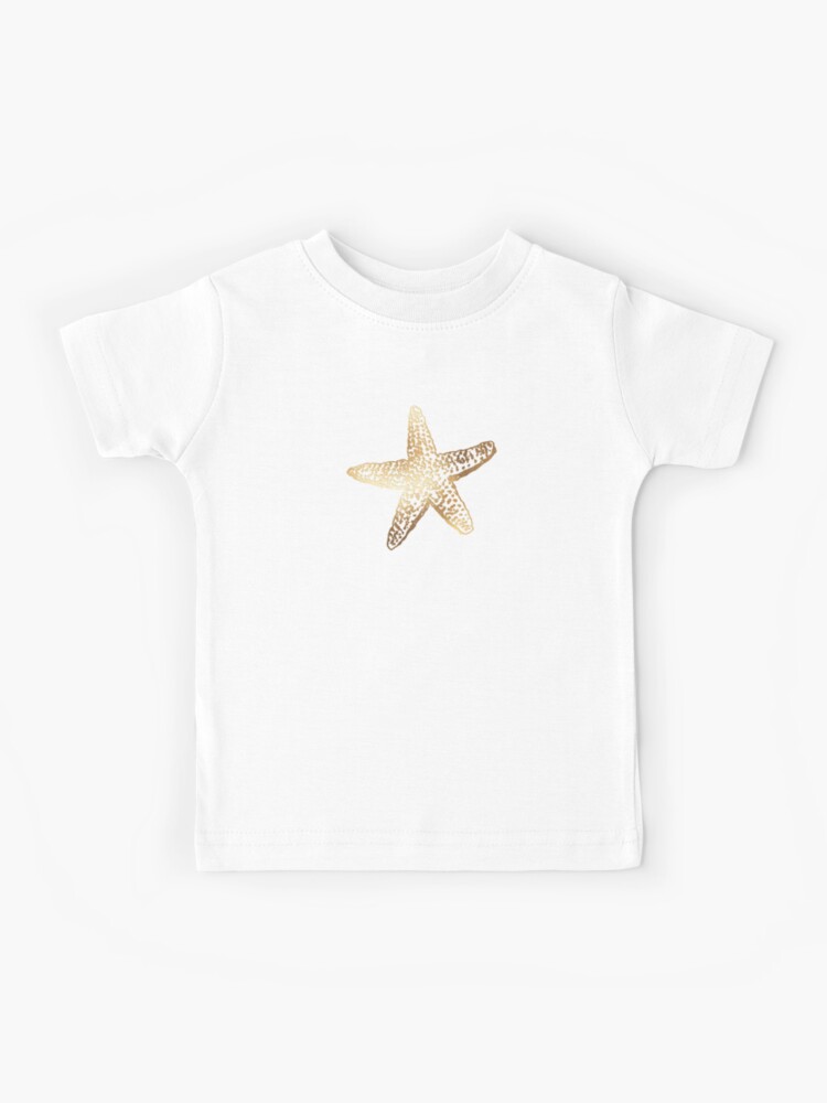 metallic gold toddler shirt