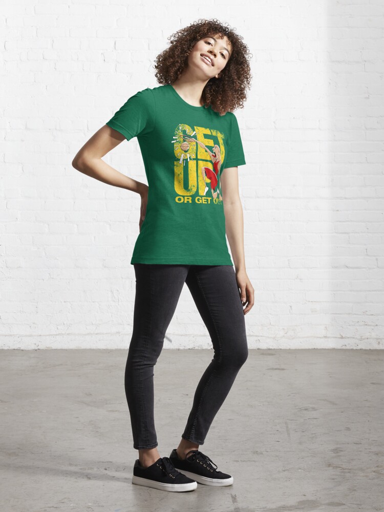 Alternate view of Basketball Motivational Sports T-Shirt Get Up Or Get Out Essential T-Shirt