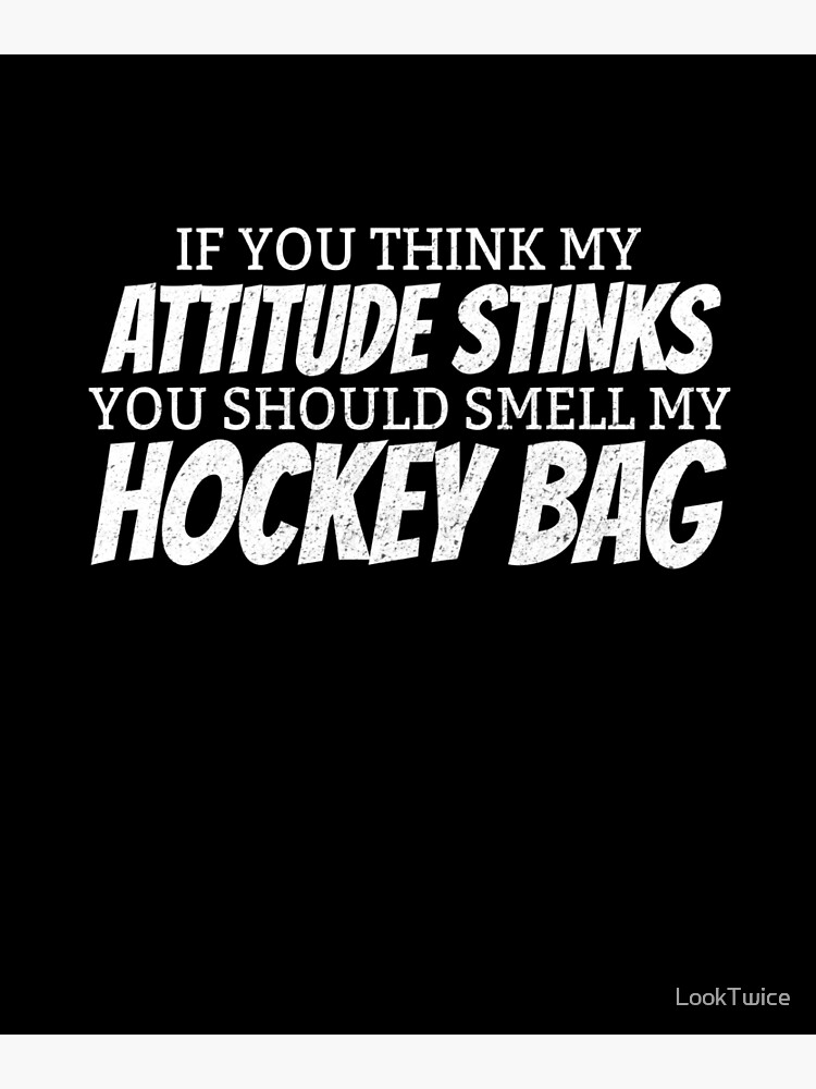 Hockey Because People Suck Sarcastic Novelty Funny T-shirts