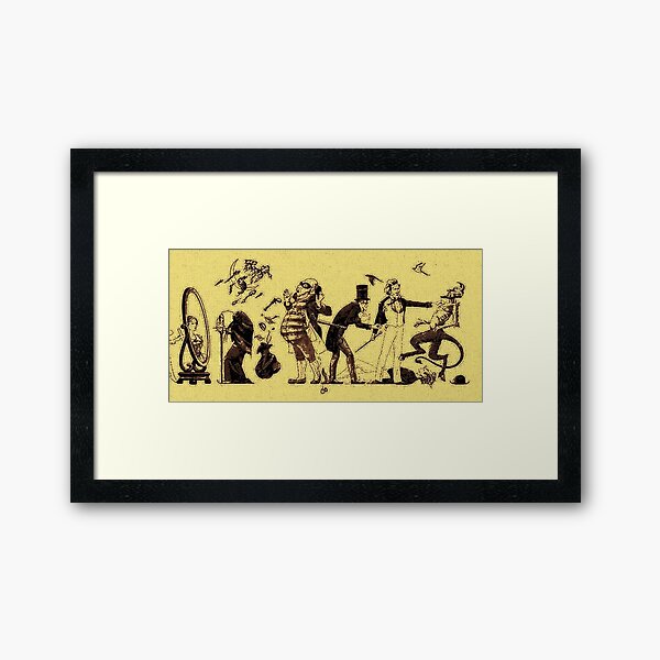 A Trick of the Tail Framed Art Print