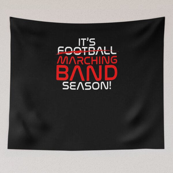 Item preview, Funny Cool Football Crossout Marching Band Season Band Tee designed and sold by LookTwice.