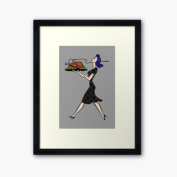 Item preview, thanksgiving 1950s goth housewife designed and sold by Gossip Rag.