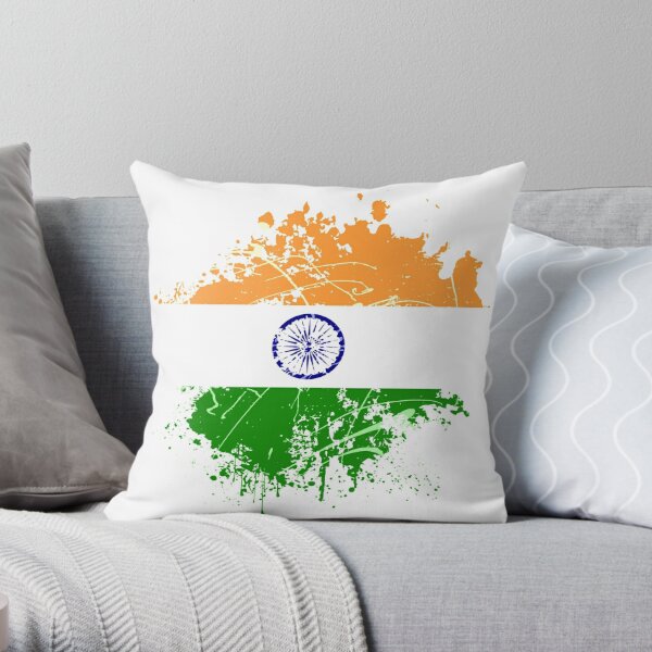 INDIA PILLOW - Indian national flag design - home living cover