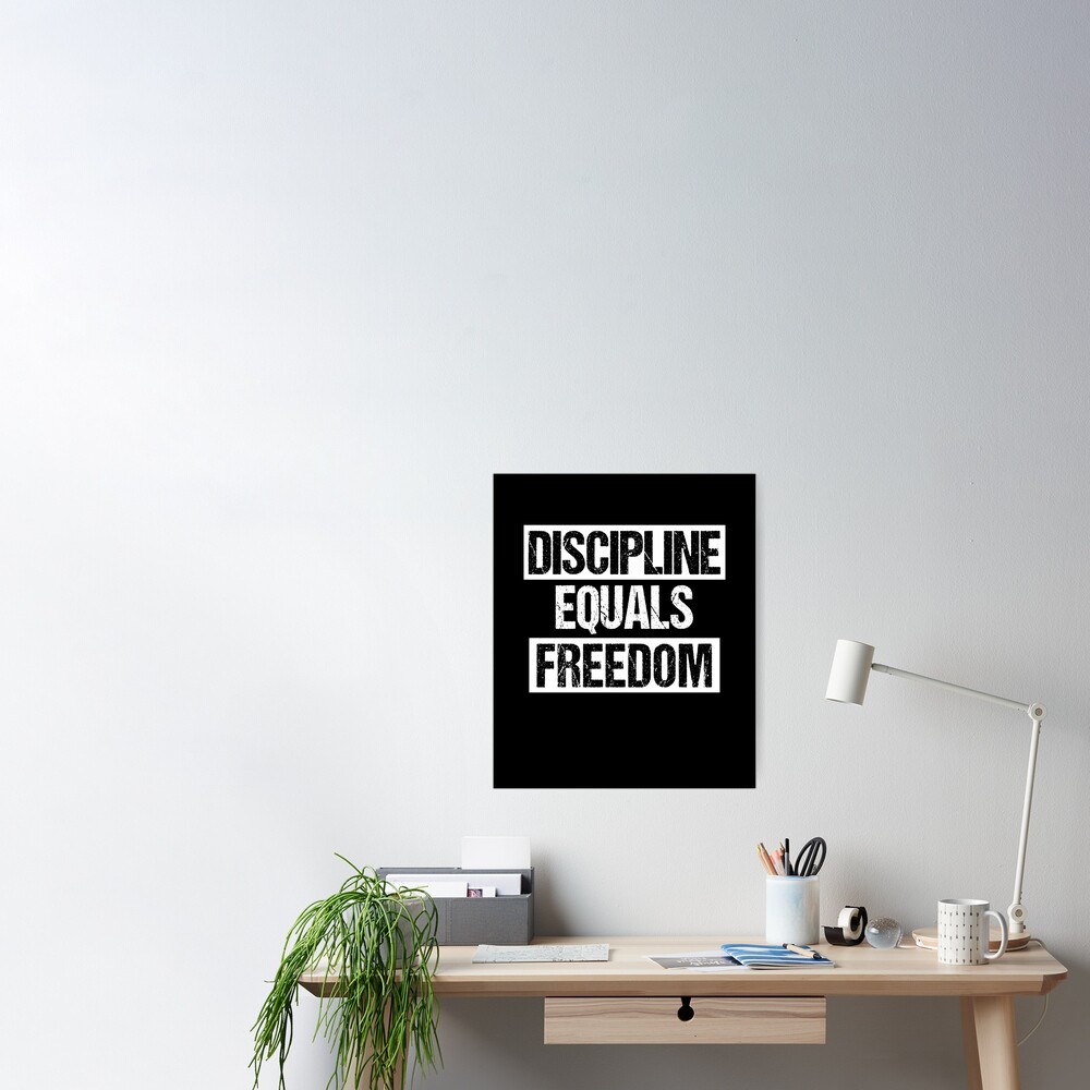 discipline equals freedom vinyl