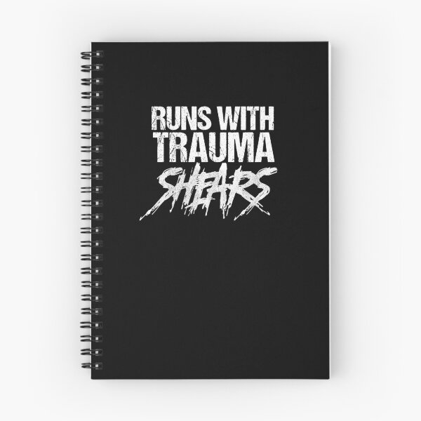 Item preview, Funny Runs With Trauma Shears ER Emergency Room Nurse Shirt designed and sold by LookTwice.