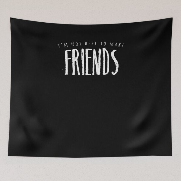 Item preview, Funny Not Here To Make Friends Competitive Sarcasm T-Shirt designed and sold by LookTwice.
