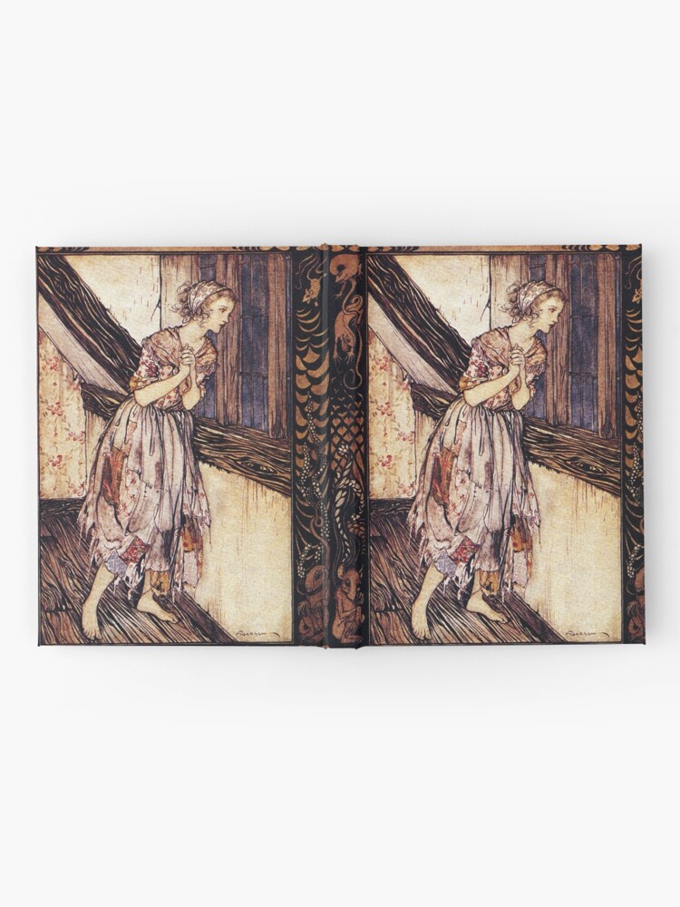 Cuaderno de tapa dura «Cenicienta - Hermanos Grimm - Arthur Rackham» de  forgottenbeauty | Redbubble