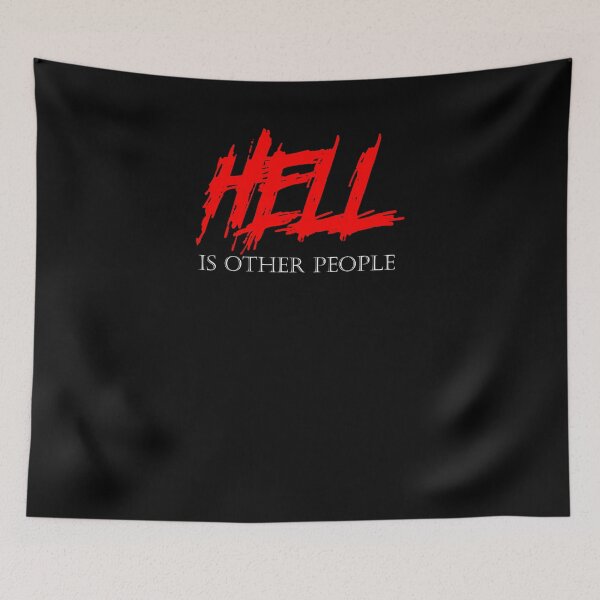 Item preview, Funny Hell Is Other People Introverted Introvert Loner Shirt designed and sold by LookTwice.