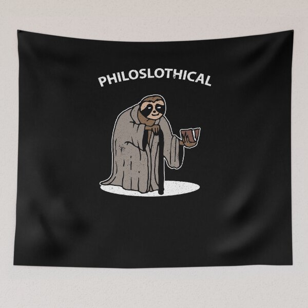 Item preview, Philoslothical Friar Sloths Sloth Philosophy Thinker T-Shirt designed and sold by LookTwice.