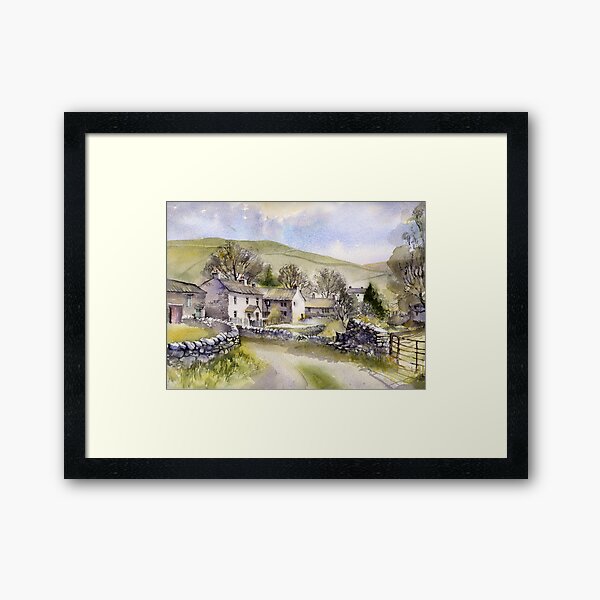 Starbotton, Wharfedale, N Yorkshire Framed Art Print