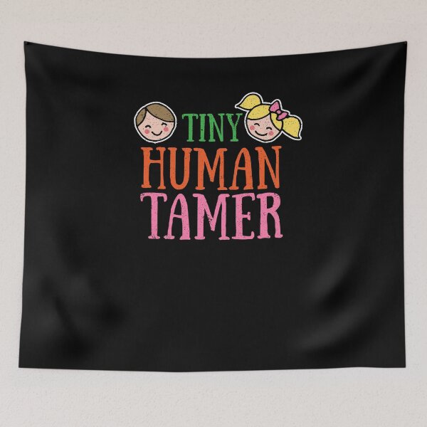 Item preview, Cute Tiny Human Tamer Preschool Kindergarten Teacher T-Shirt designed and sold by LookTwice.