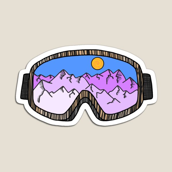 Ski Goggles Magnet
