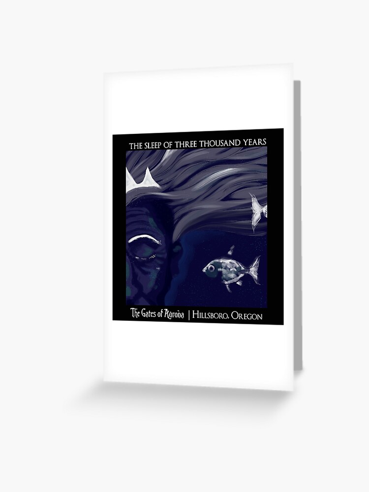 Thumbnail 1 of 2, Greeting Card, The Gates of Aurona - The Sleep of 3,000 years designed and sold by TonyaMacalino.