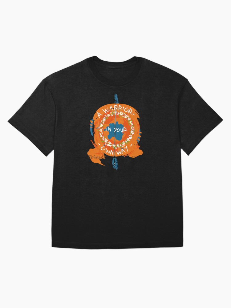 Thumbnail 3 of 7, Oversized T-Shirt, The Gates of Aurona - A Warrior in Your Own Way designed and sold by TonyaMacalino.