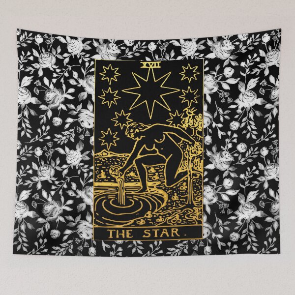 Item preview, Floral Tarot Print - The Star designed and sold by Annalee Beer.