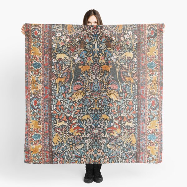 Aperçu de l'œuvre Impression de tapis persan antique créée et vendue par Vicky Brago-Mitchell®.
