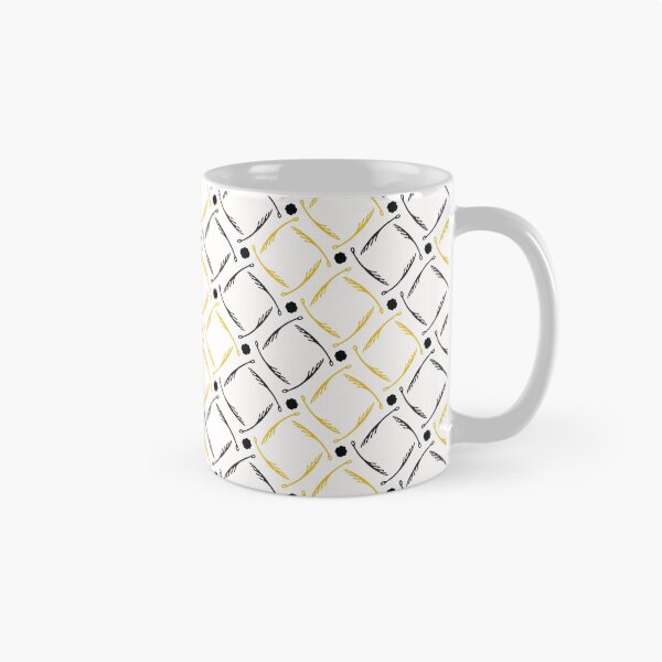 Item preview, Yellow and Black Abstract Polka Dots Grid Shapes designed and sold by Limolida.