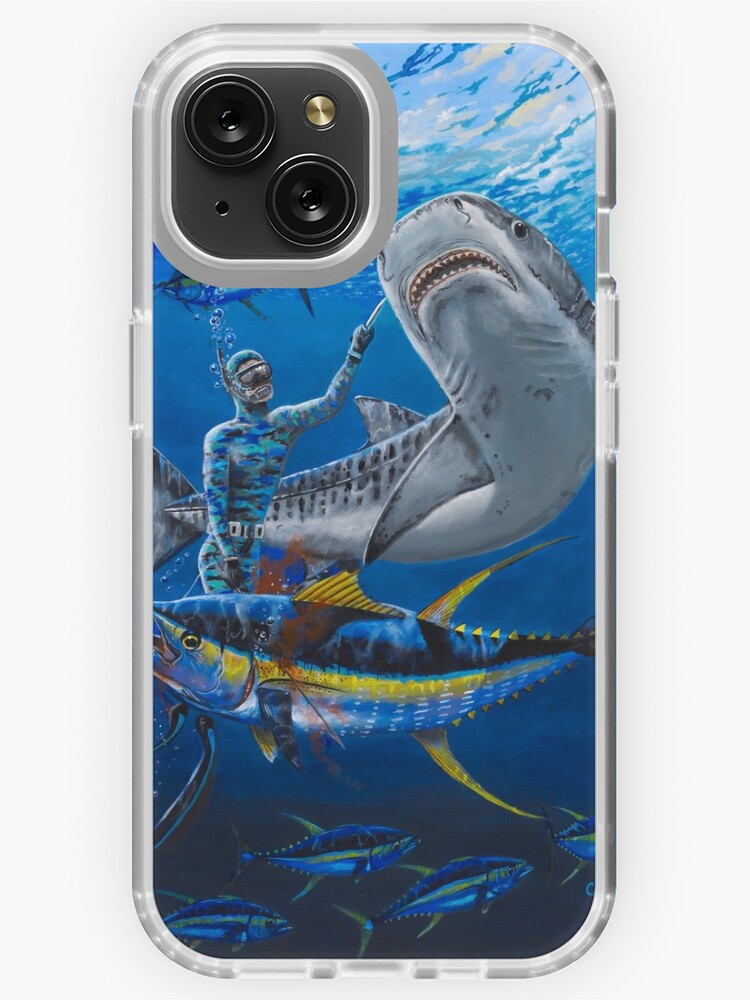 Tiger shark encounter iPhone Case for Sale by Carey Chen