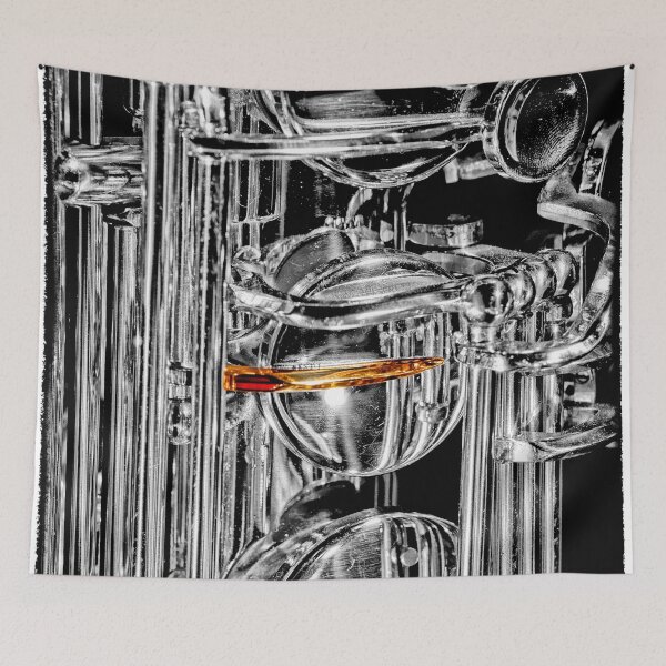 Item preview, Saxophone Valves in Black and White designed and sold by Warren Paul Harris.