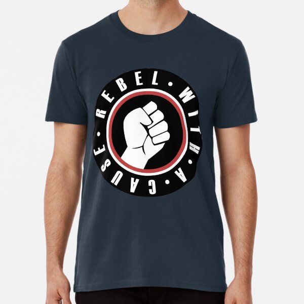 Item preview, Rebel With A Cause - Smash Fist Logo Art designed and sold by WordvineMedia.