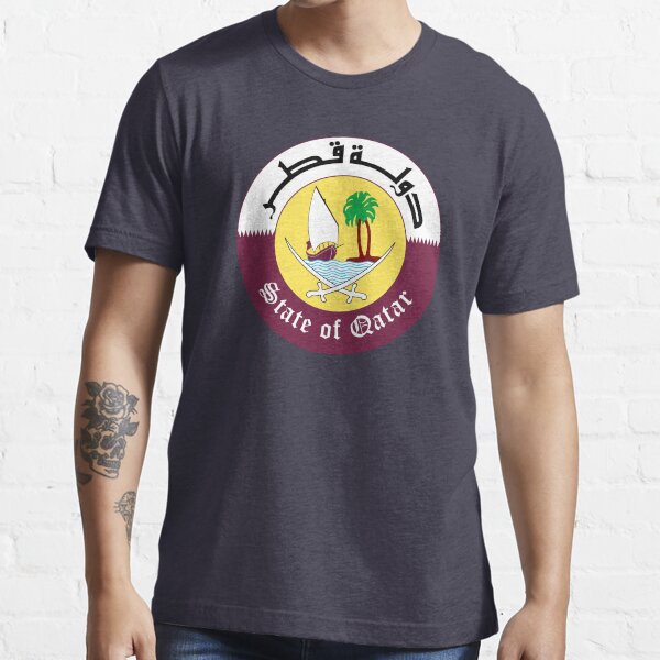 "Qatar Emblem" Tshirt for Sale by Tonbbo Redbubble qatar tshirts