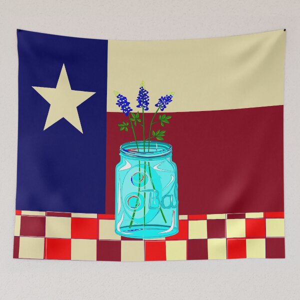 Item preview, Texas State Flower and Texas Flag Vintage designed and sold by judy snyder.
