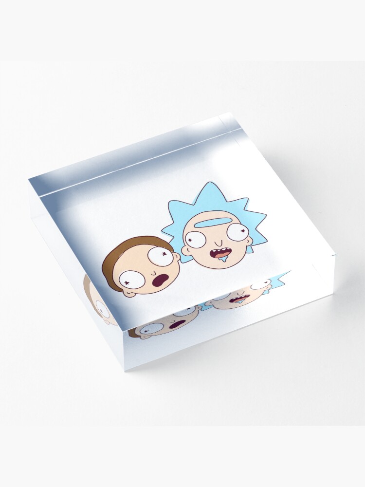 Alternate view of Rick and Morty! 100 Years! Acrylic Block