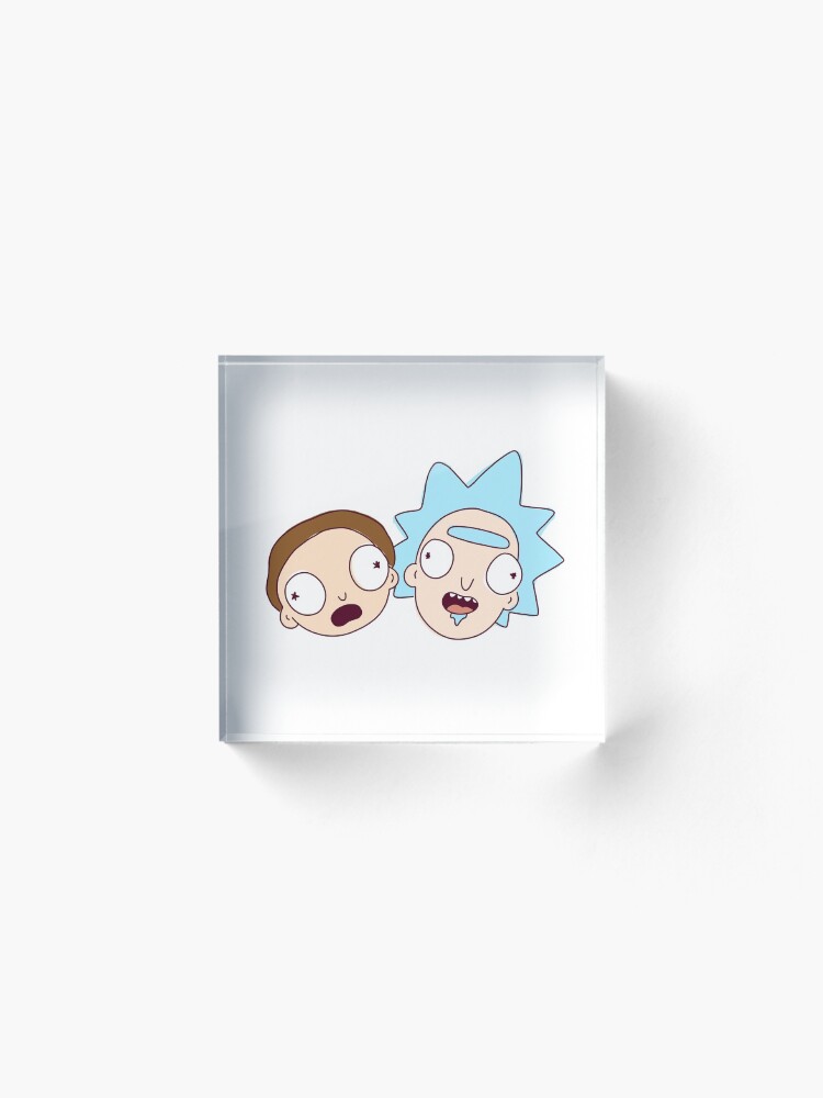 Alternate view of Rick and Morty! 100 Years! Acrylic Block