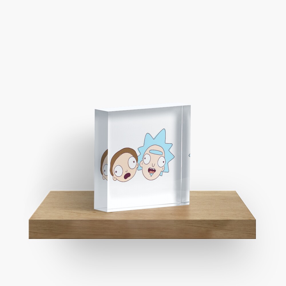 Rick and Morty! 100 Years! Acrylic Block