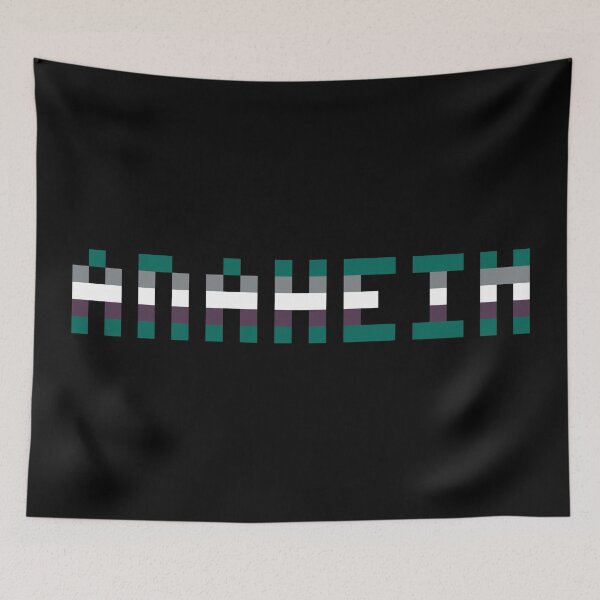 Item preview, Pixel NHL Anaheim 2018 3rd Jersey Colors designed and sold by gkillerb.