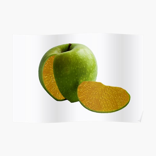 Comparing Apples and Oranges Poster