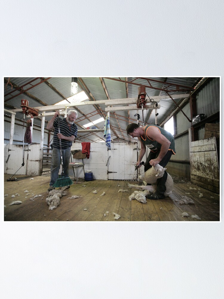 Thumbnail 1 of 3, Poster, Shearers, Logan, Victoria, Australia designed and sold by Chockstone.