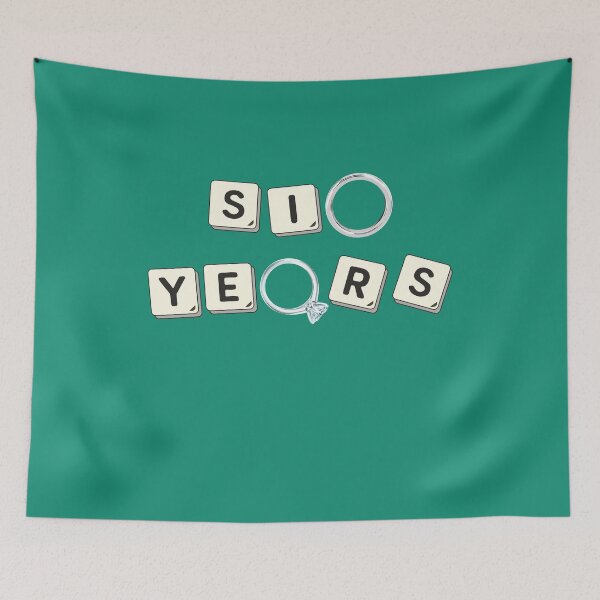 Item preview, 6 Years Iron Wedding Anniversary Unisex Gift Designs designed and sold by MemWear.