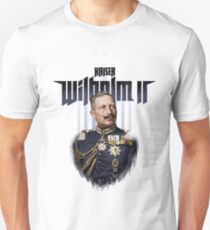 Kaiser Wilhelm II., 1908 colorierte Kunst Slim Fit T-Shirt