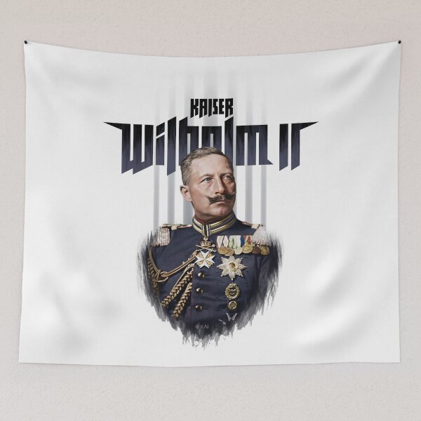 Artikelvorschau, Kaiser Wilhelm II., 1908 colorierte Kunst entworfen und verkauft von KAI-Studio.