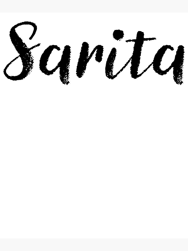 sarita-custom-girl-name-gifts-poster-for-sale-by-stamaigra-redbubble