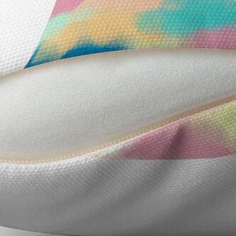 Alternate view of Arc En Ciel Throw Pillow