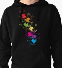 Rainbow Frogs Pullover Hoodie