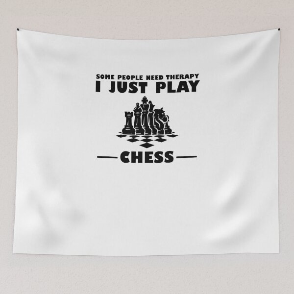 Item preview, Some People Need Therapy I Play Chess designed and sold by TeeTimeGuys.