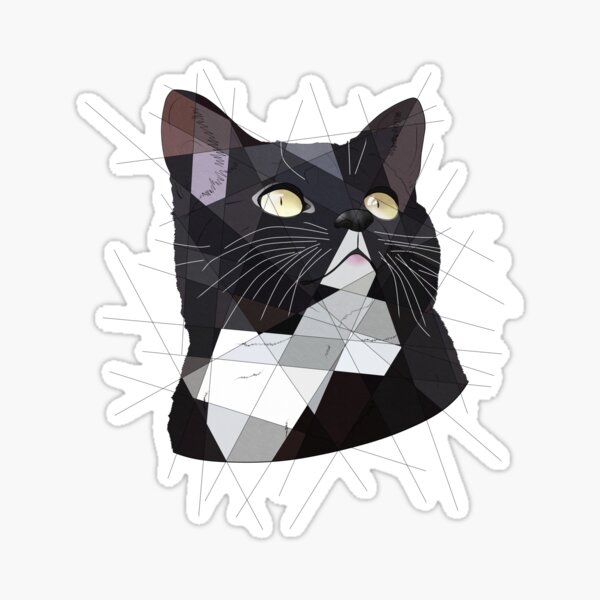 Tuxedo Cat Sticker