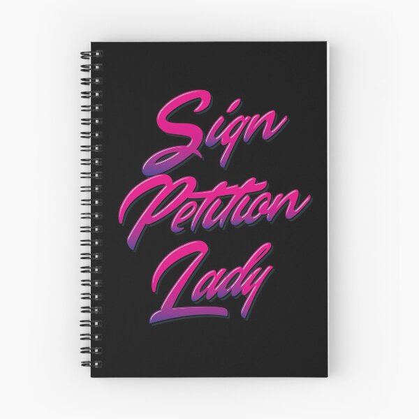 Item preview, Sign Petition Lady designed and sold by BlueRockDesigns.
