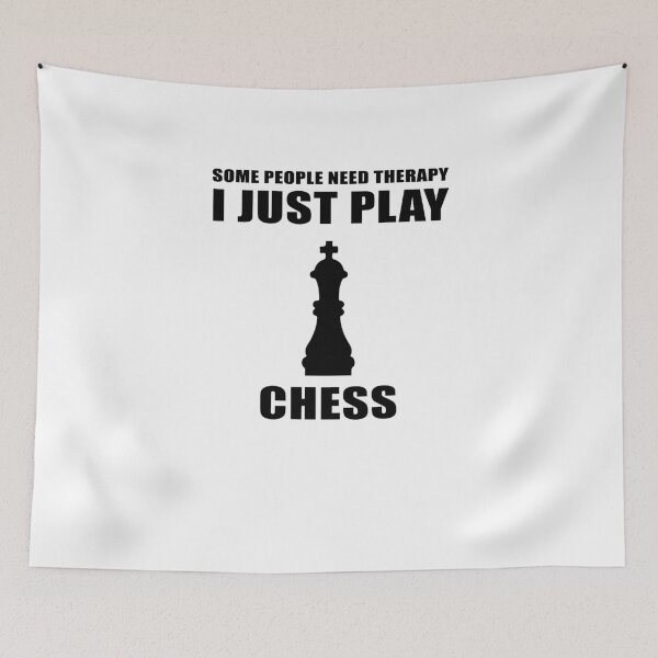 Item preview, Some People Need Therapy I Play Chess V6 designed and sold by TeeTimeGuys.