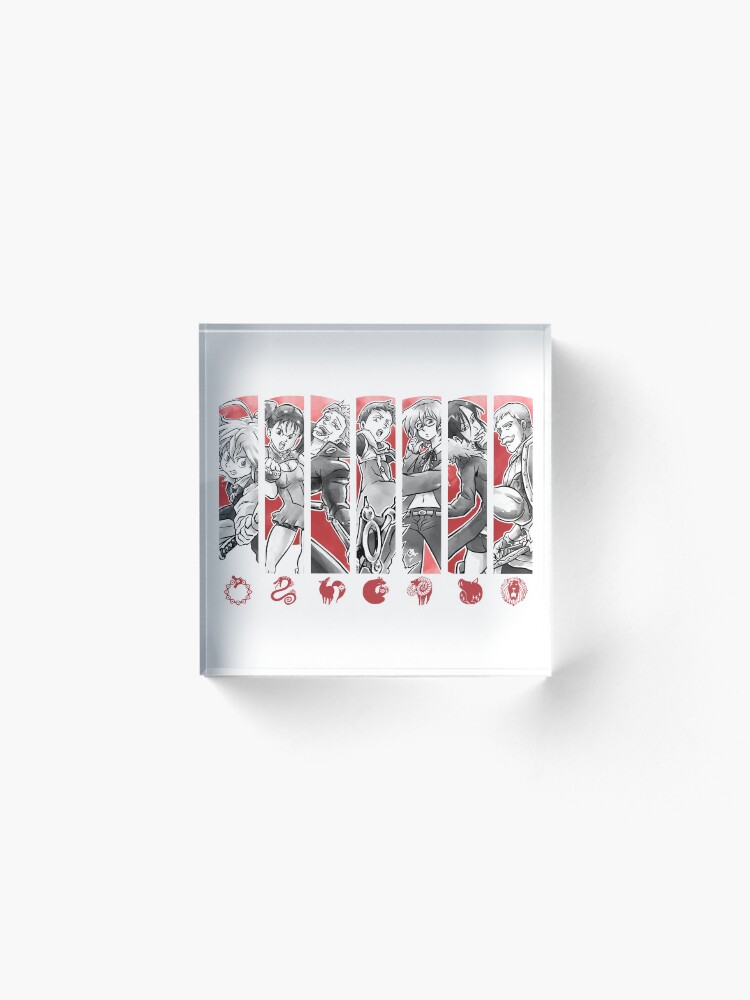 Alternate view of Sins Team Acrylic Block