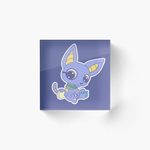 Chibi Anubis Acrylic Block